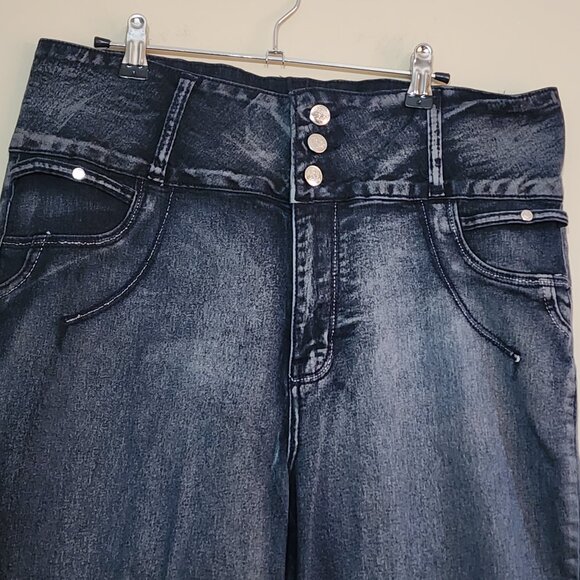 Fashion 2 Love Dark Blue Jeans Size 20 - Picture 3 of 9